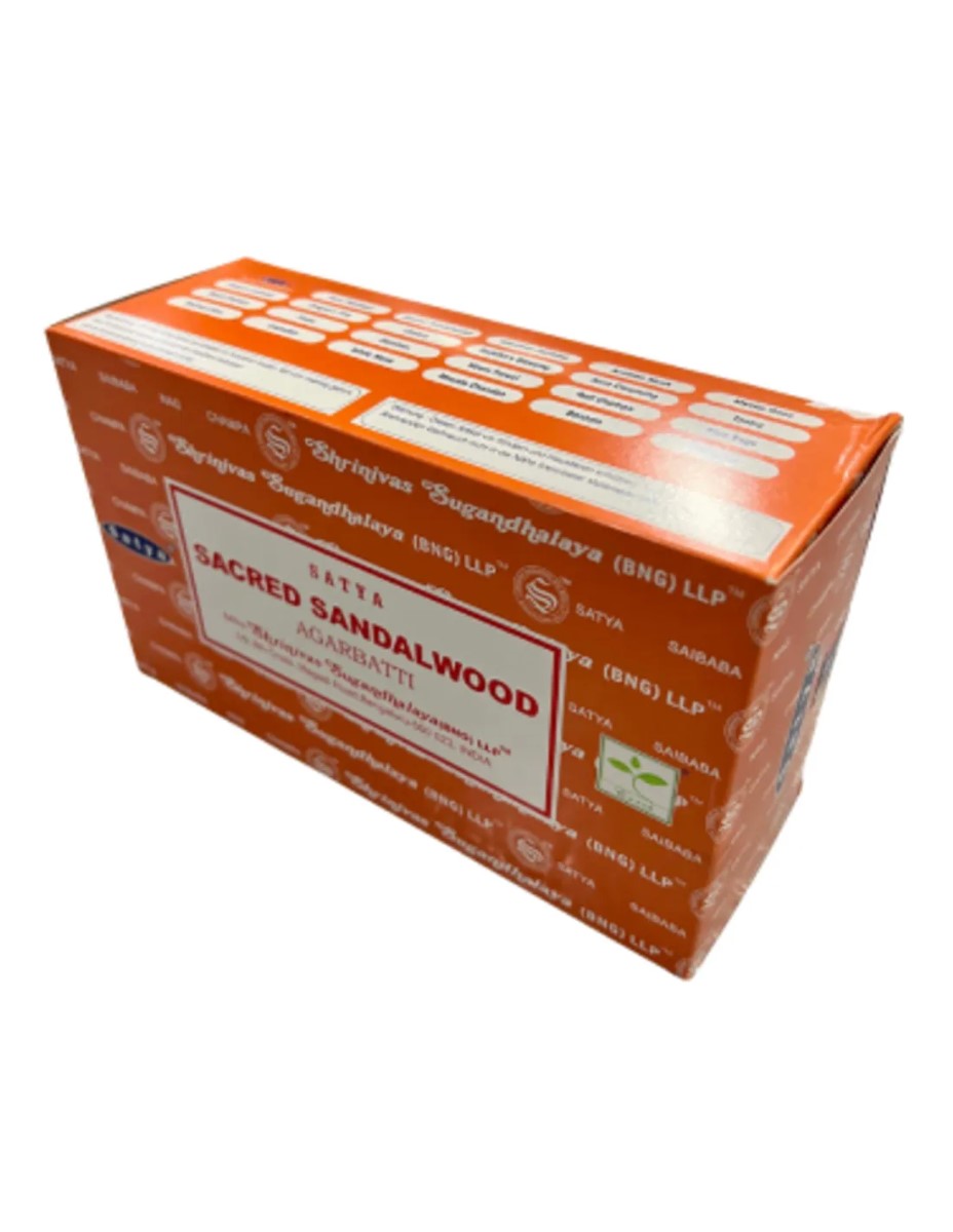 Sacred Sandalwood wierook stokjes 15 grams Satya - Afbeelding 2