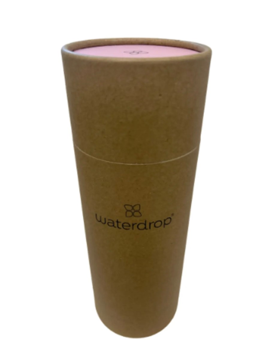 Waterdrop Steel bottle 600 ml Pastel pink matt - Afbeelding 3