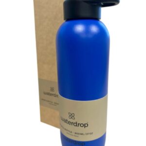 Waterdrop Sports bottle 800 ml Micro lyte Blue with pull-up cap