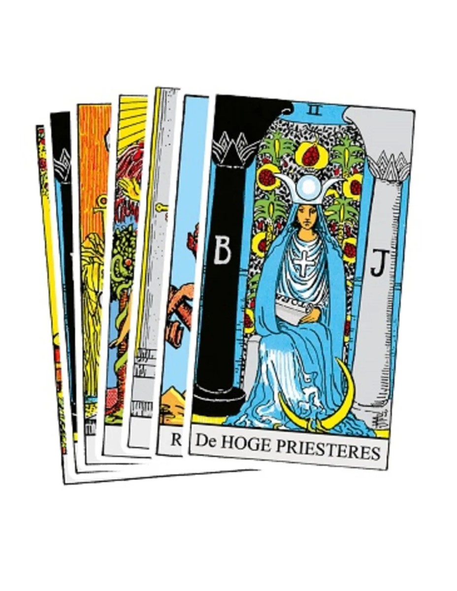 Rider Waite Tarot, kaartenset met boek - Afbeelding 2